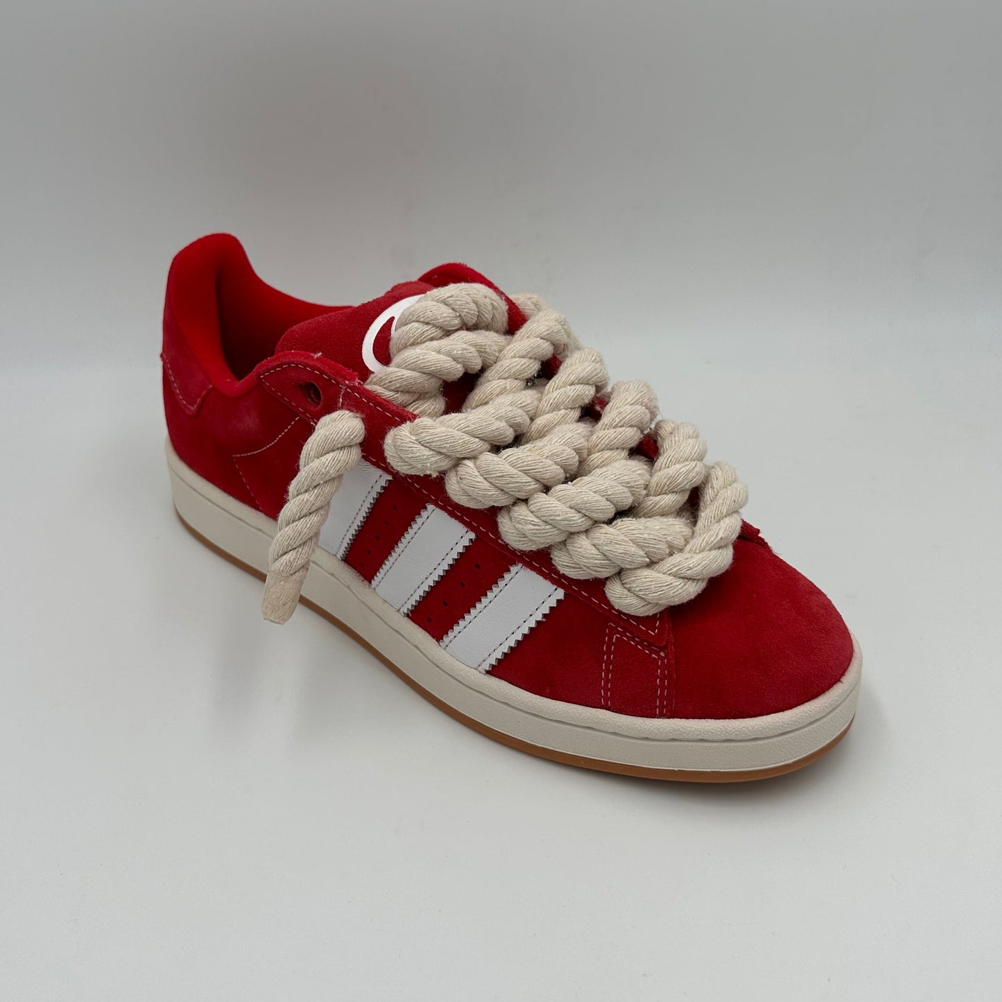 Adidas Campus 00s Red "Rope Laces" Cream - EV8 SoCal