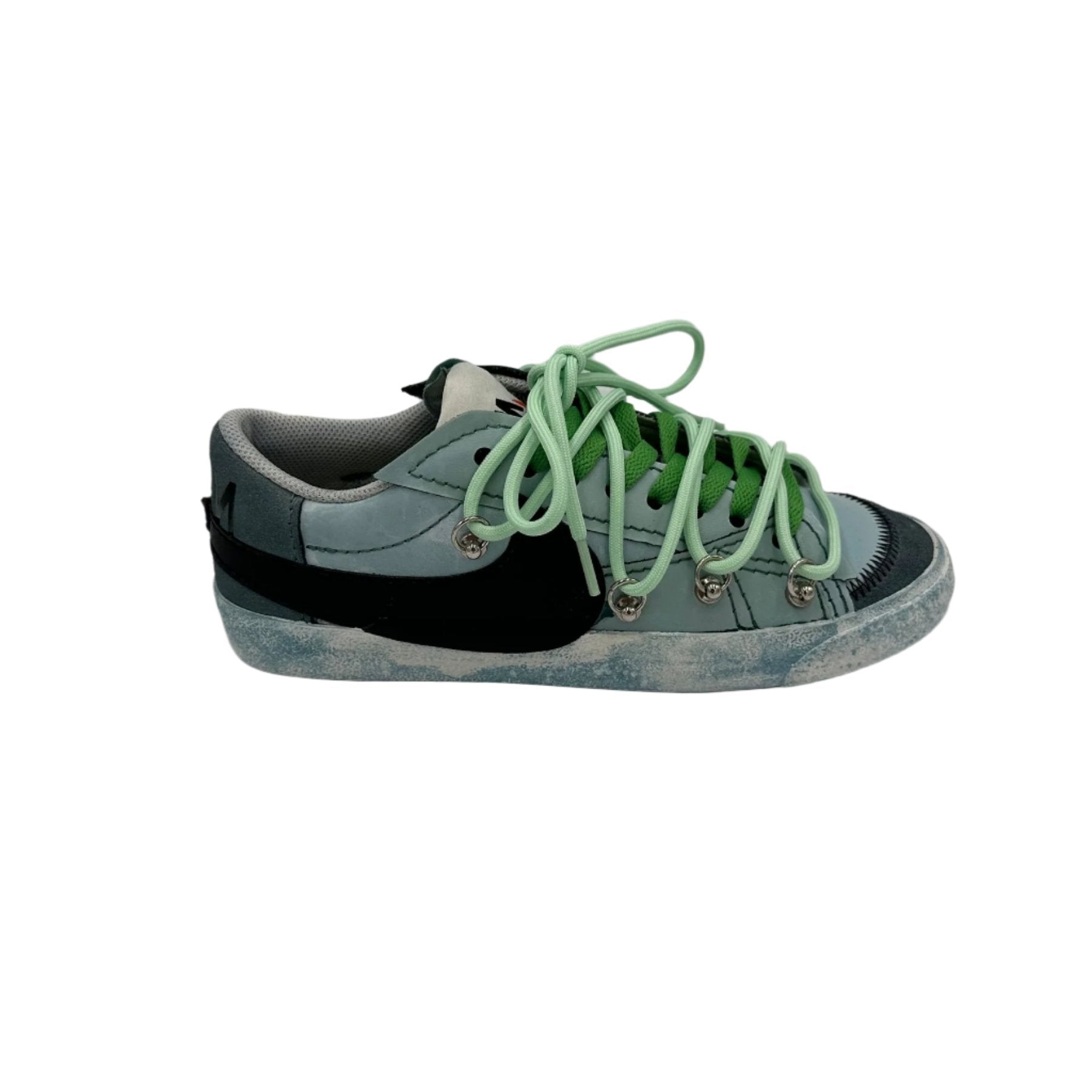 Nike Blazer Low '77 Jumbo Blue “Over Laces Water Green” - EV8 SoCal