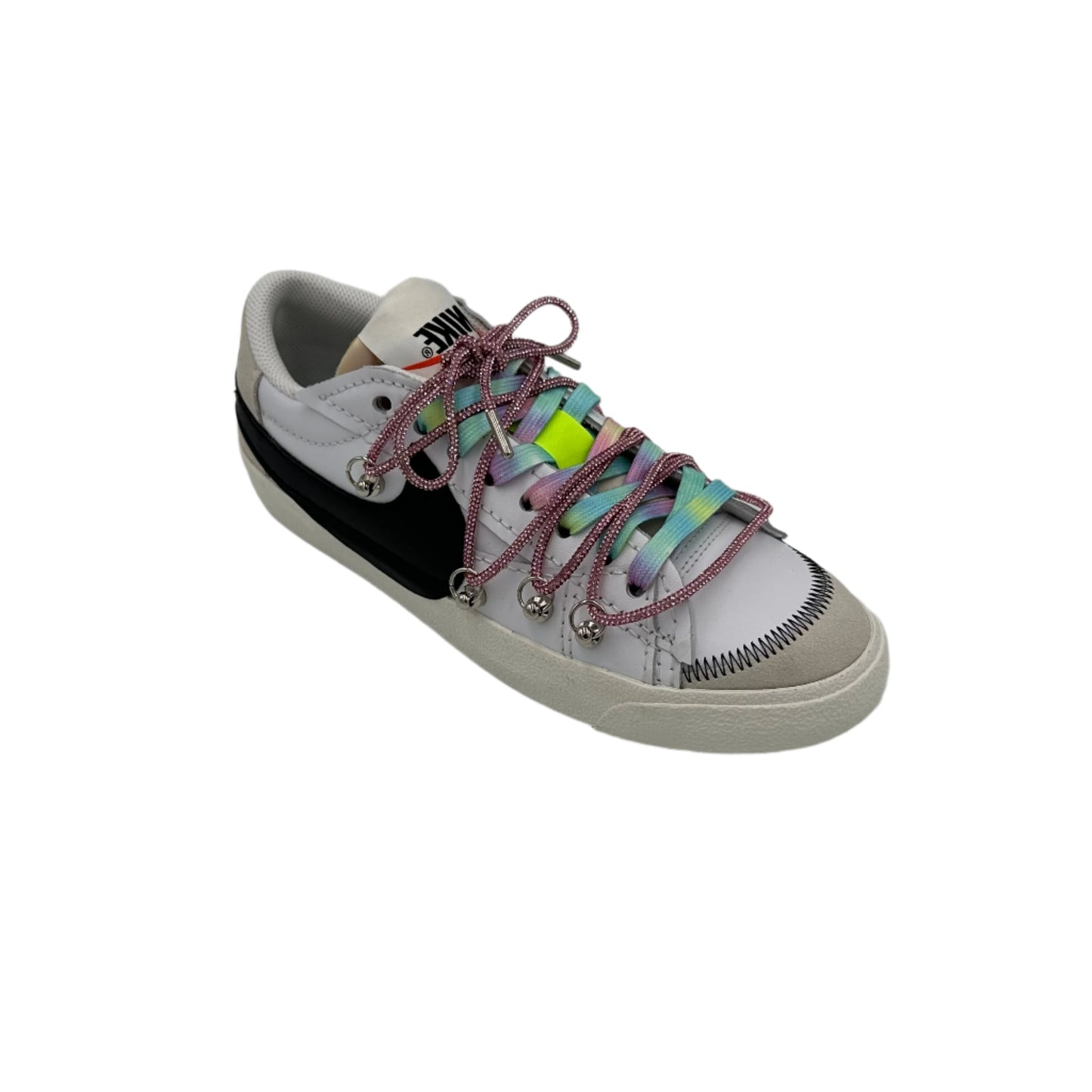 Nike Blazer Low '77 Jumbo White & Rainbow “Over Laces Crystal Pink" - EV8 SoCal