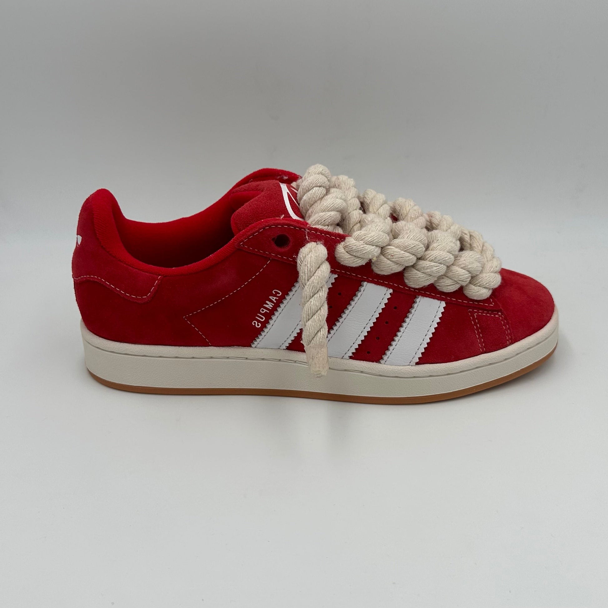 Adidas Campus 00s Red "Rope Laces" Cream - EV8 SoCal