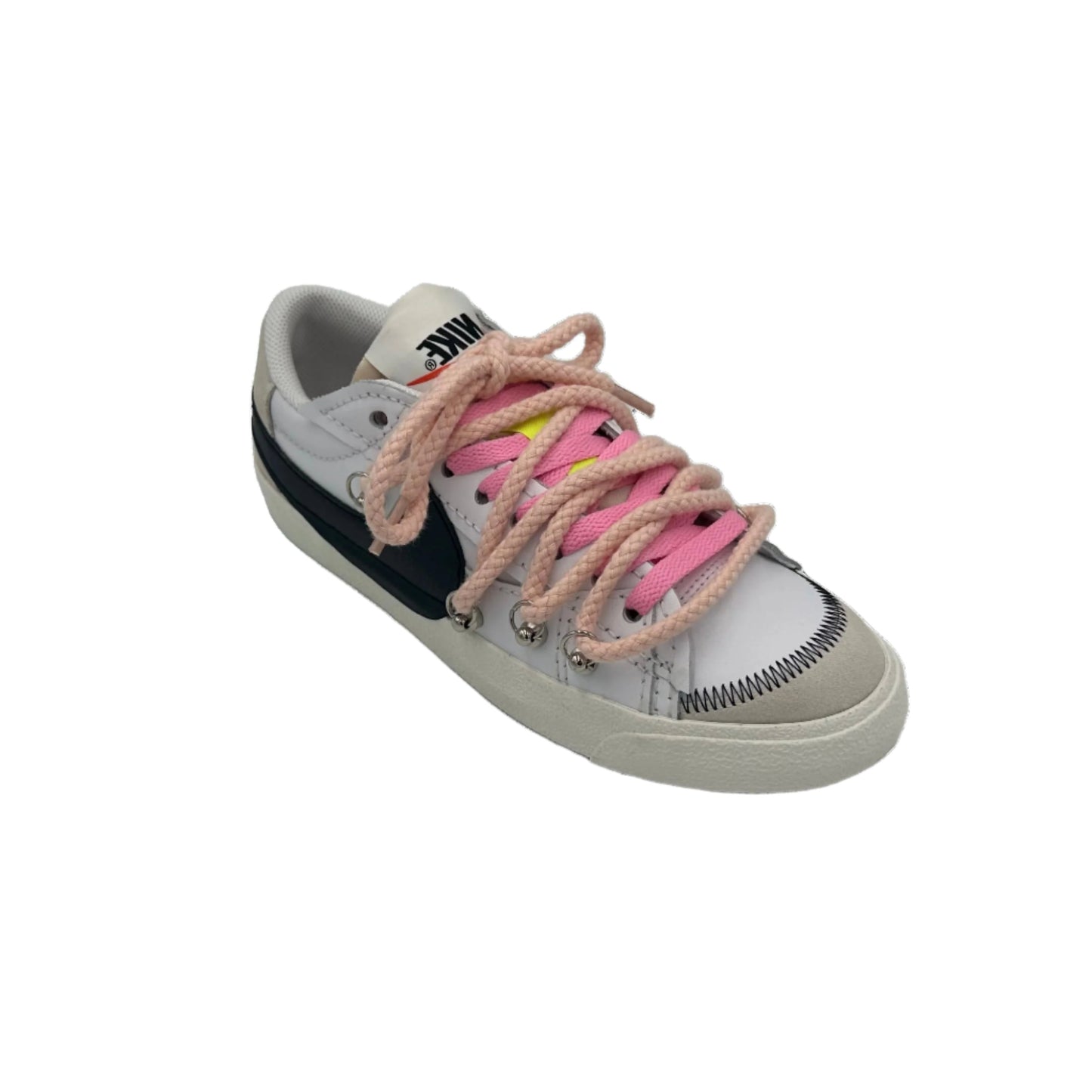 Nike Blazer Low '77 Jumbo White & Pink “Over Laces Rope Pink" - EV8 SoCal
