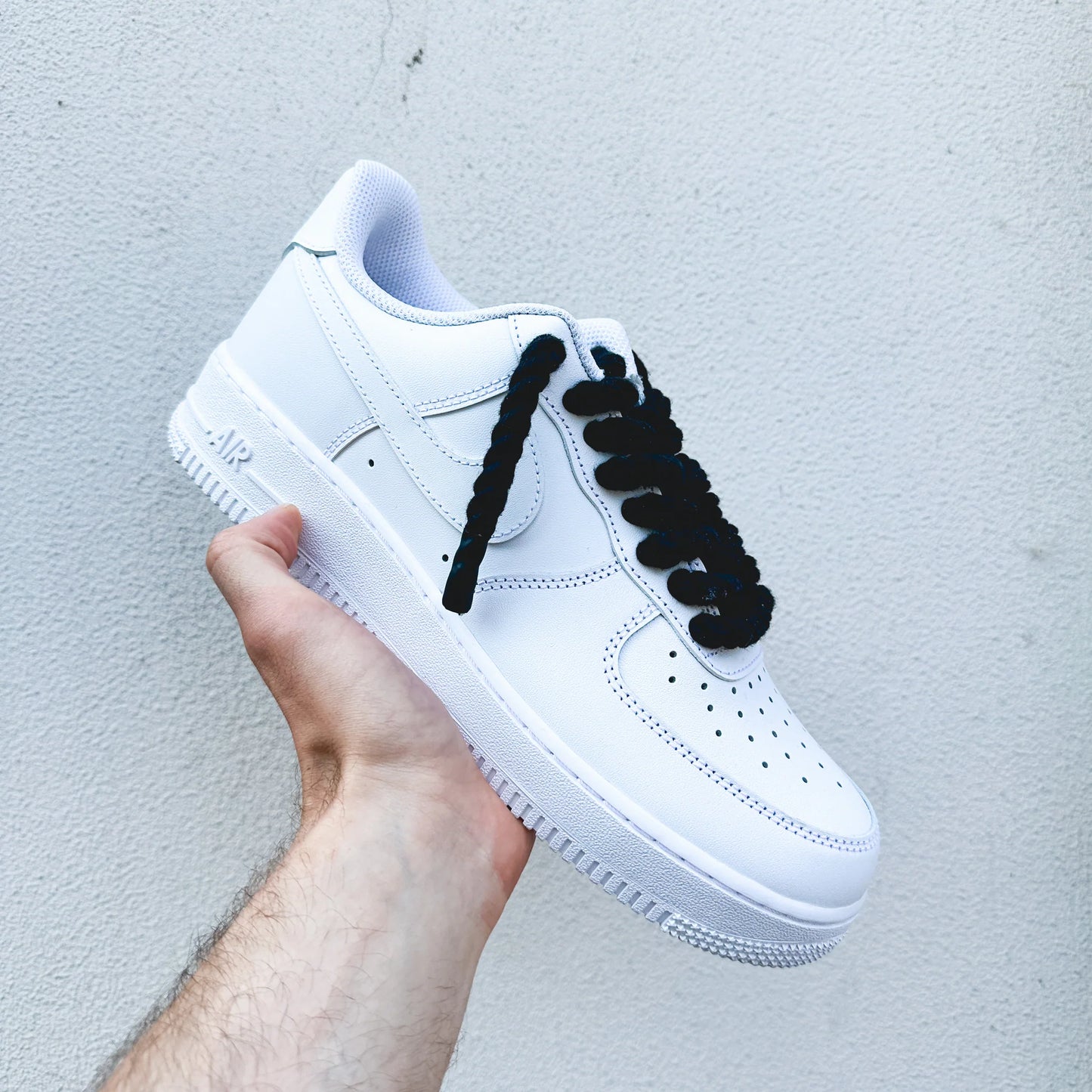 Nike Air Force 1 “Rope Laces Black” - EV8 SoCal