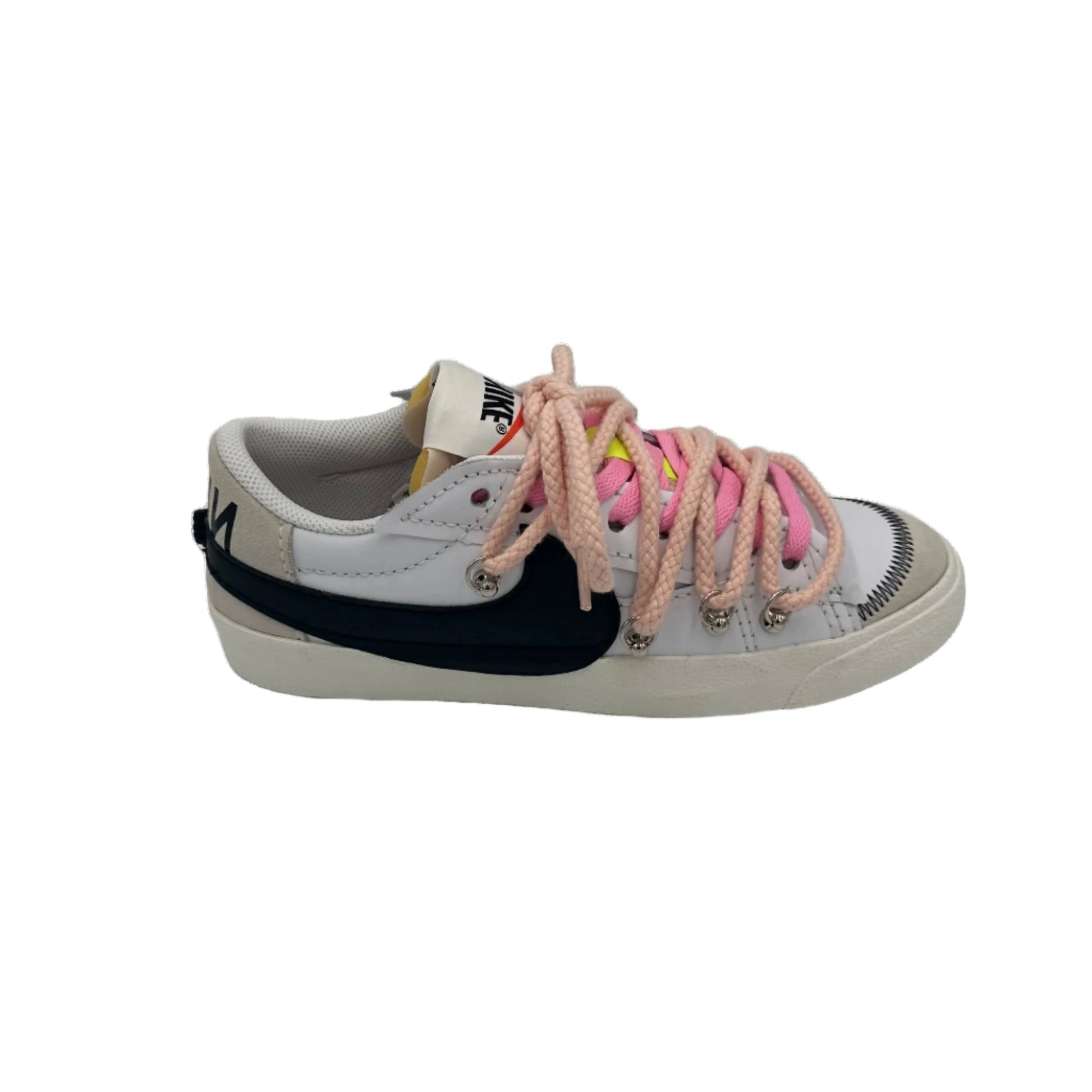 Nike Blazer Low '77 Jumbo White & Pink “Over Laces Rope Pink" - EV8 SoCal