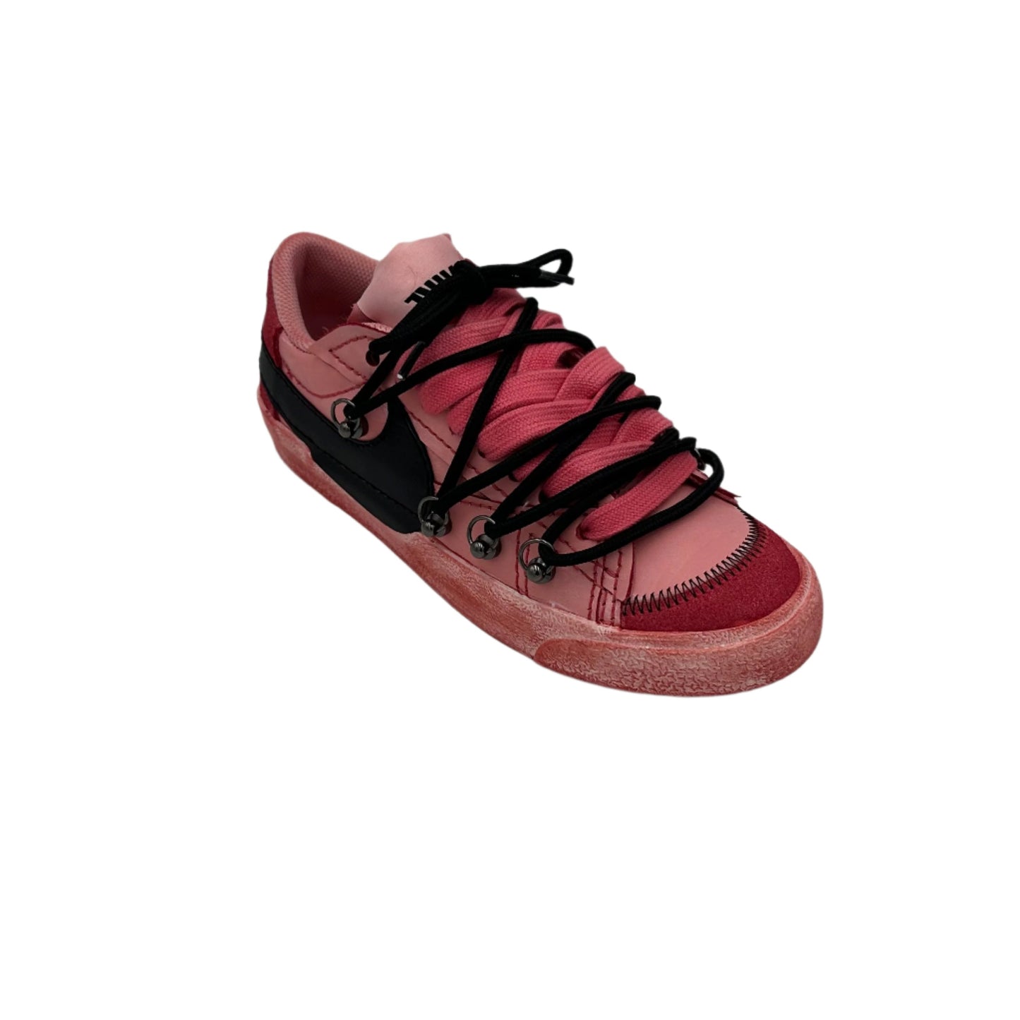 Nike Blazer Low '77 Jumbo Scarlet Red “Over Laces Black” - EV8 SoCal