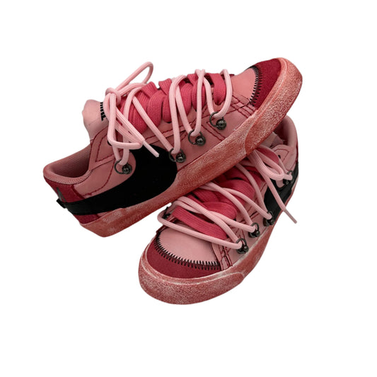 Nike Blazer Low '77 Jumbo Scarlet Red “Over Laces Pink” - EV8 SoCal