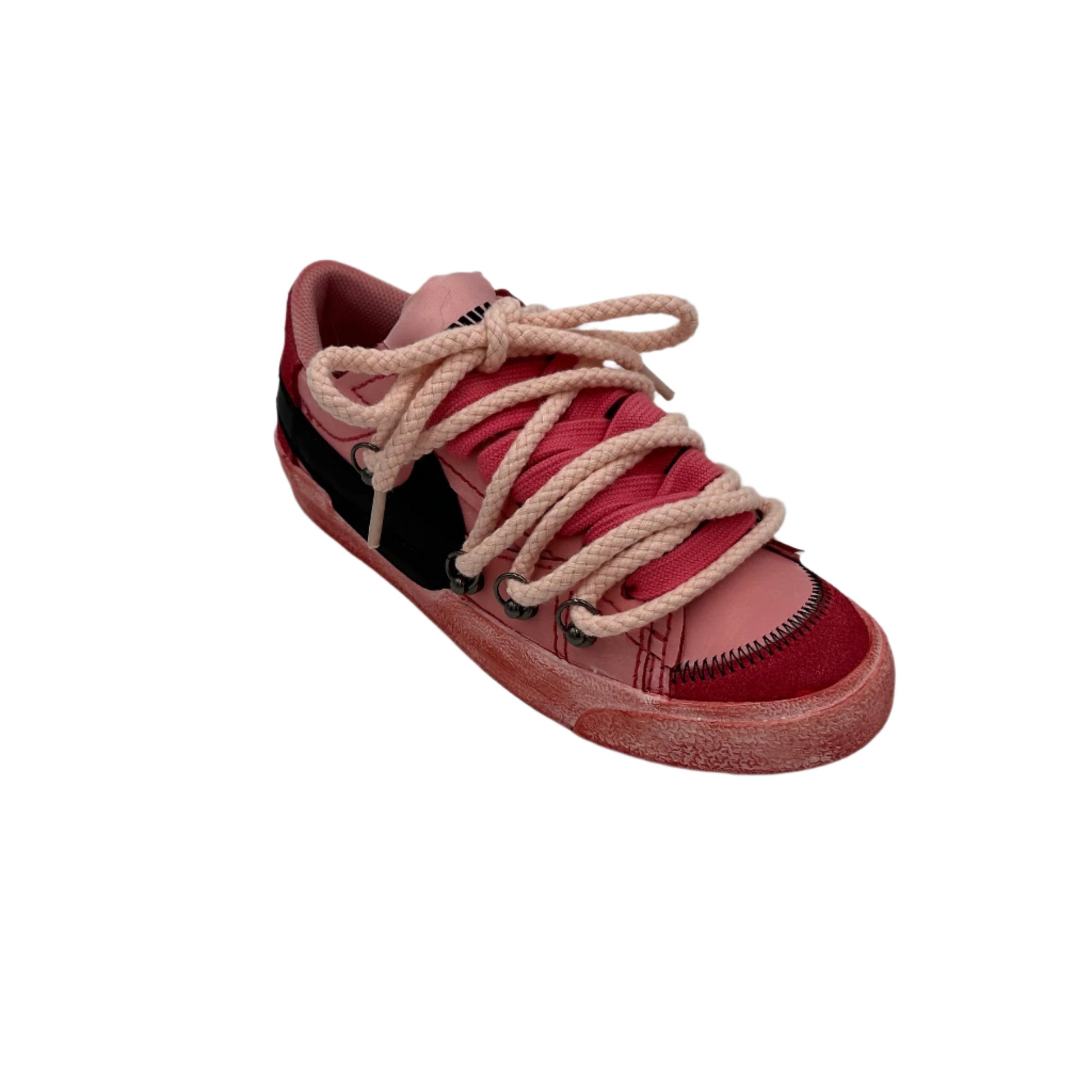 Nike Blazer Low '77 Jumbo Scarlet Red “Over Laces Rope Pink” - EV8 SoCal