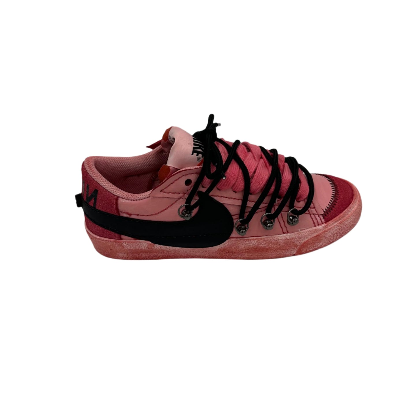 Nike Blazer Low '77 Jumbo Scarlet Red “Over Laces Black” - EV8 SoCal