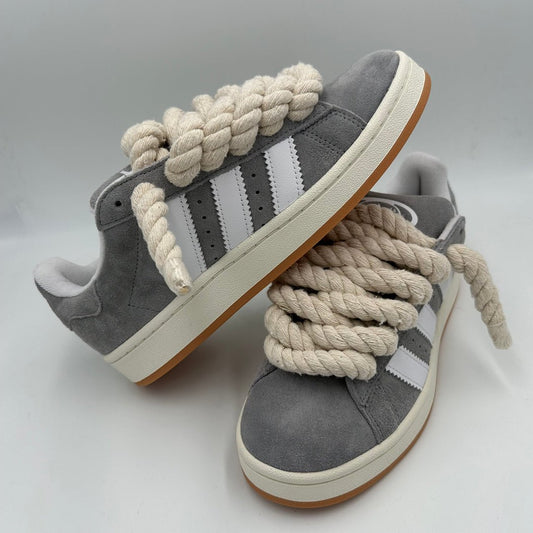 Adidas Campus 00s Grey "Rope Laces" Cream - EV8 SoCal