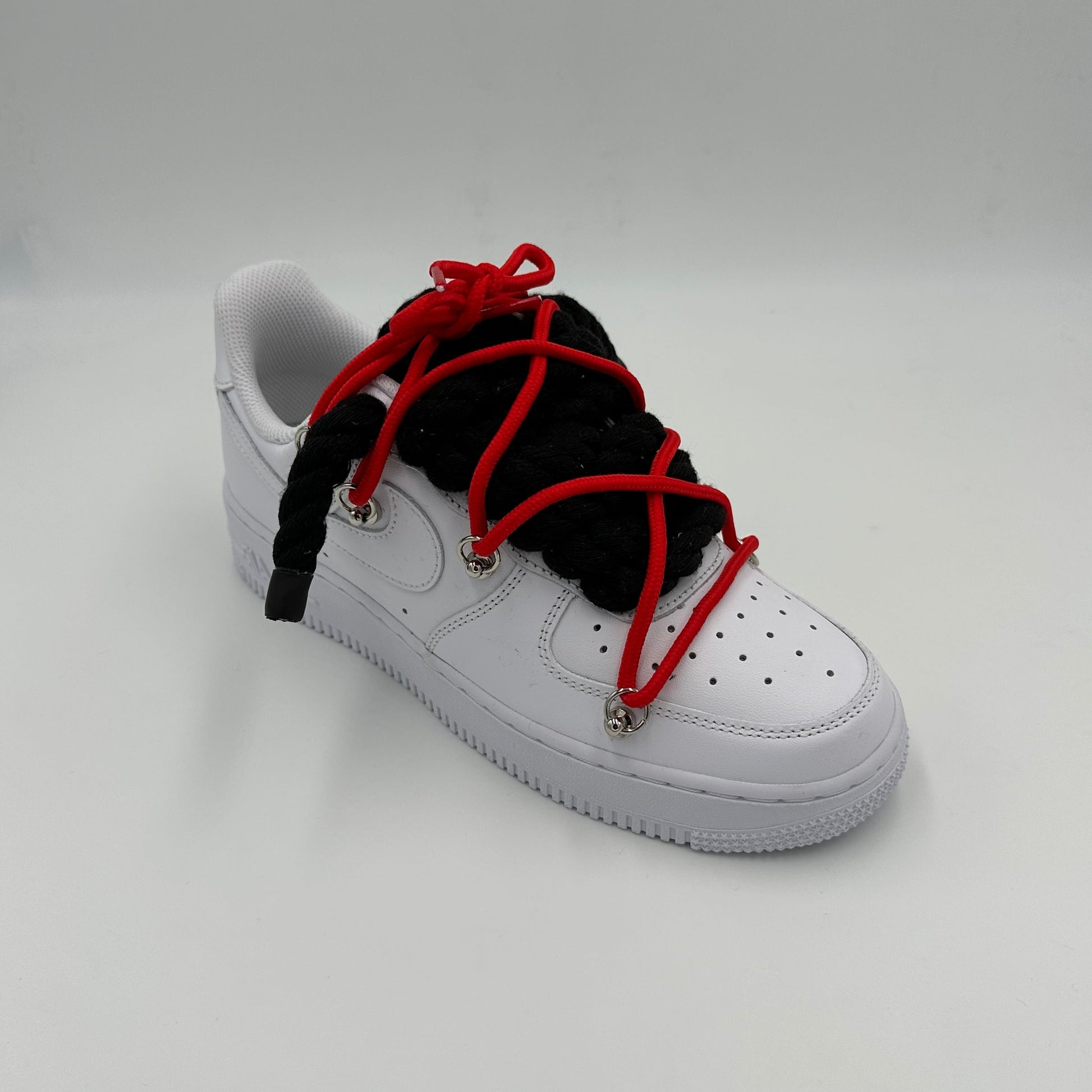 Nike Air Force 1 “Rope Laces Black” Triple Red - EV8 SoCal