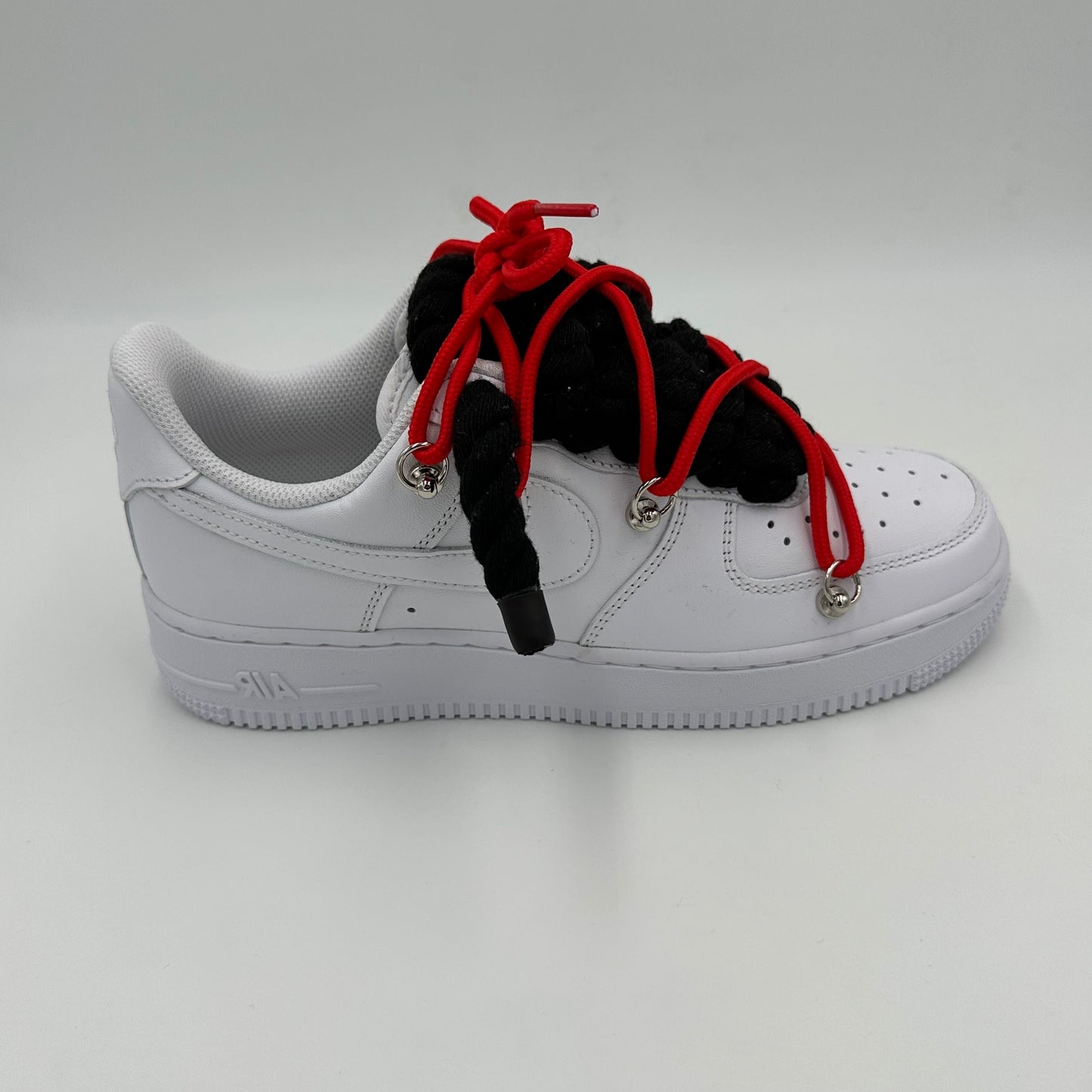 Nike Air Force 1 “Rope Laces Black” Triple Red - EV8 SoCal