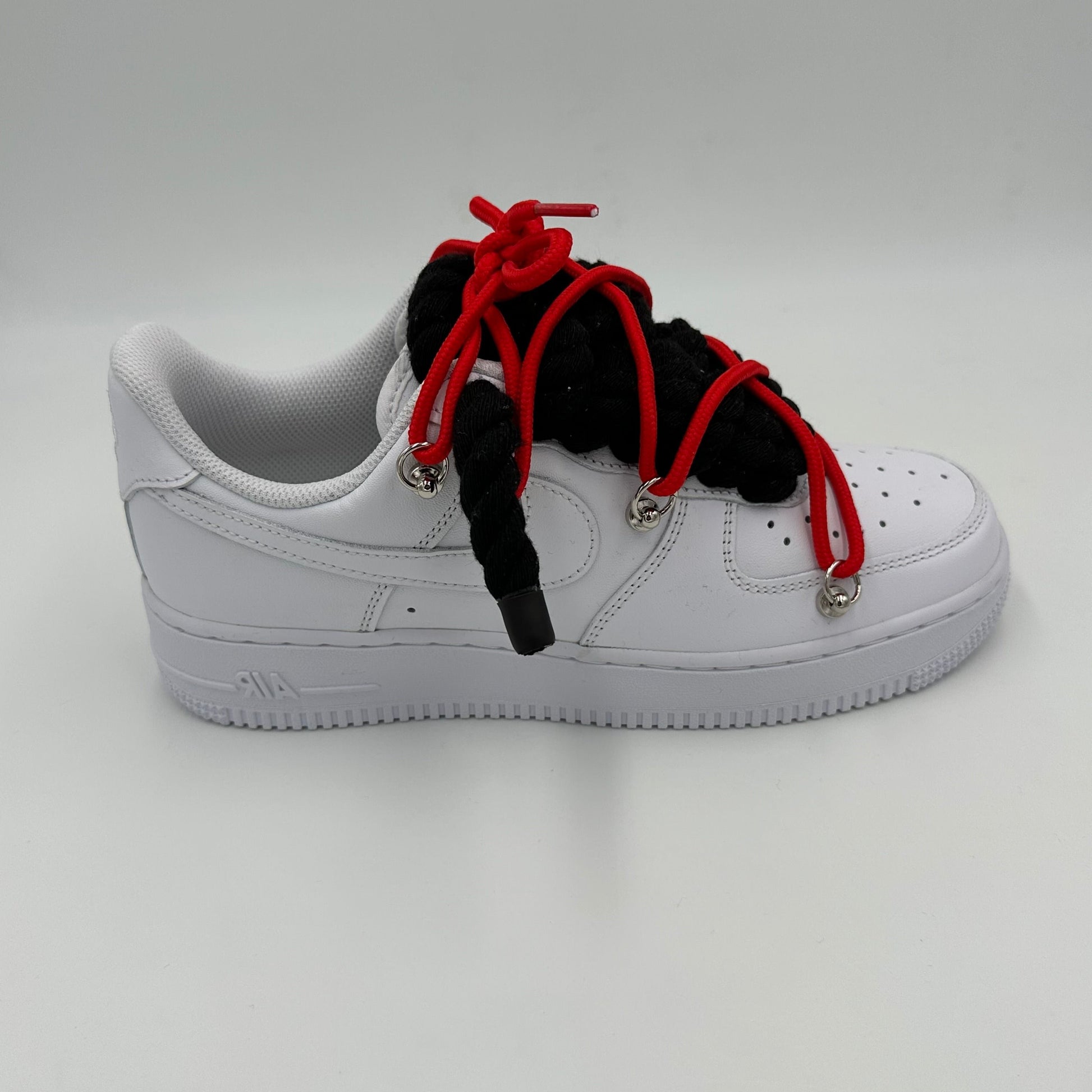 Nike Air Force 1 “Rope Laces Black” Triple Red - EV8 SoCal