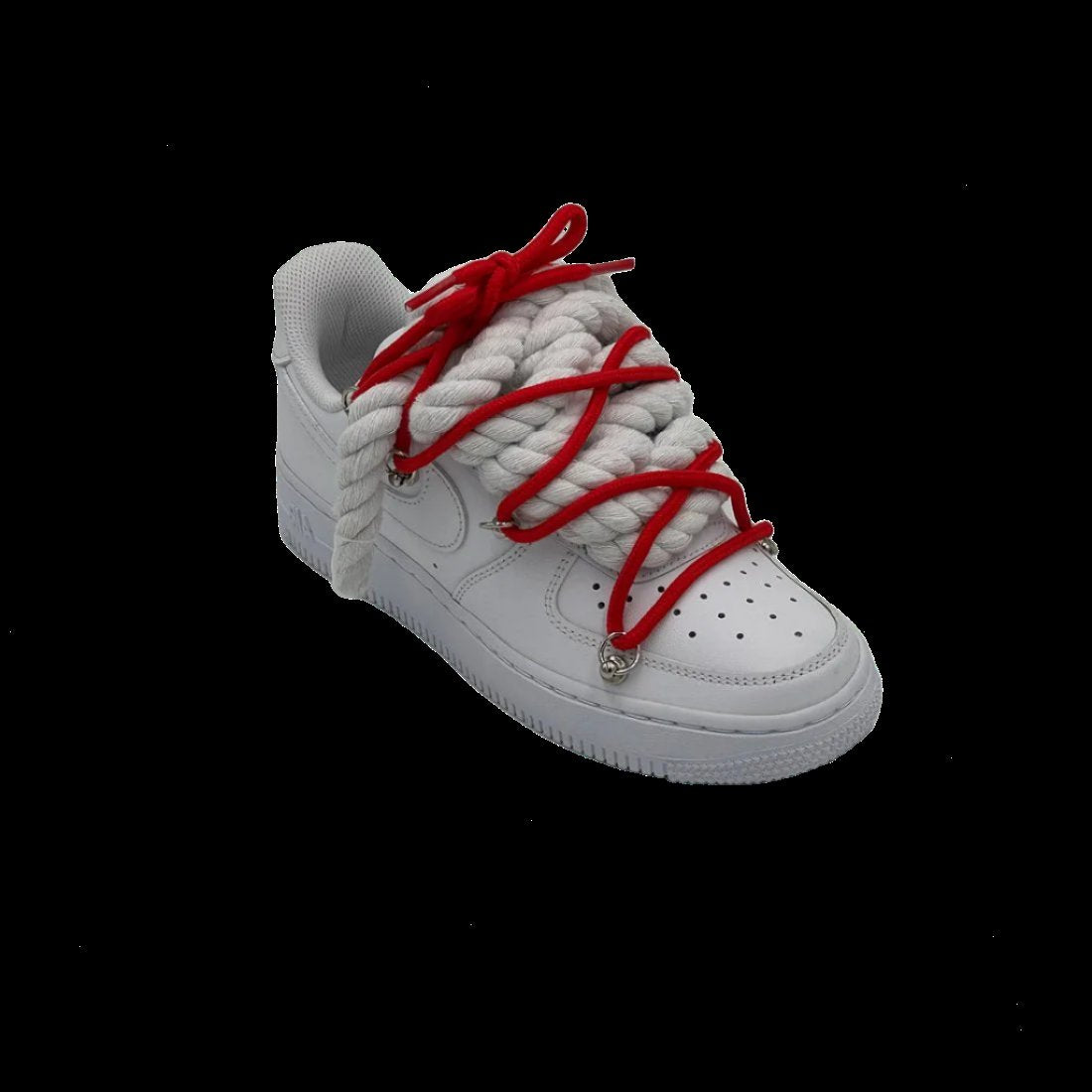 Nike Air Force 1 “Rope Laces White" Triple Red - EV8 SoCal