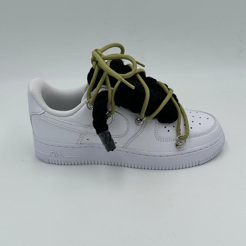 Nike Air Force 1 “Rope Laces Black” Triple Olive - EV8 SoCal
