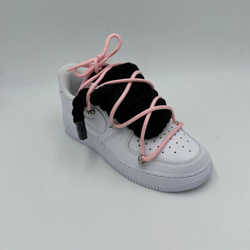 Nike Air Force 1 “Rope Laces Black” Triple Pink - EV8 SoCal