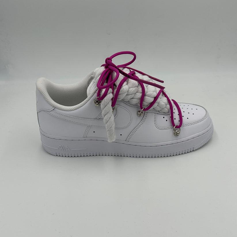 Nike Air Force 1 “Rope Laces White” Triple Purple - EV8 SoCal