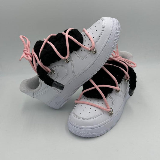 Nike Air Force 1 “Rope Laces Black” Triple Pink - EV8 SoCal