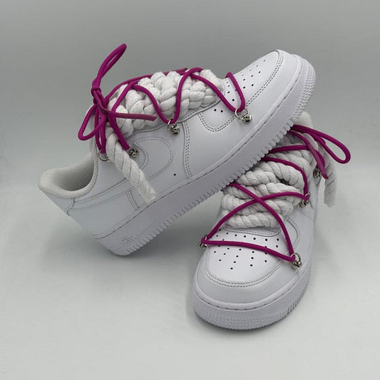 Nike Air Force 1 “Rope Laces White” Triple Purple - EV8 SoCal