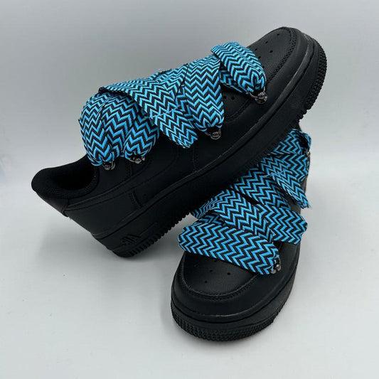 Nike Air Force 1 Black “Lanvin Style Cobalt” - EV8 SoCal