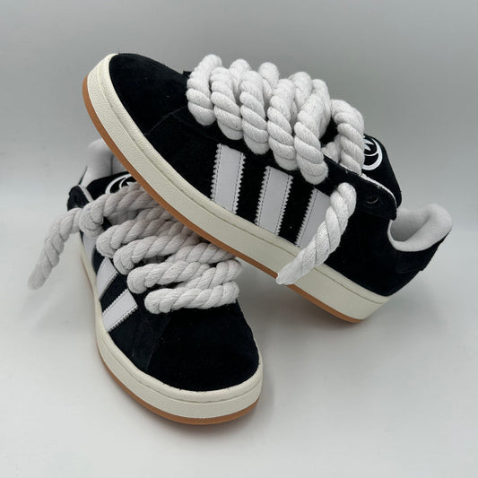 Adidas Campus 00s Black "Rope Laces" White - EV8 SoCal