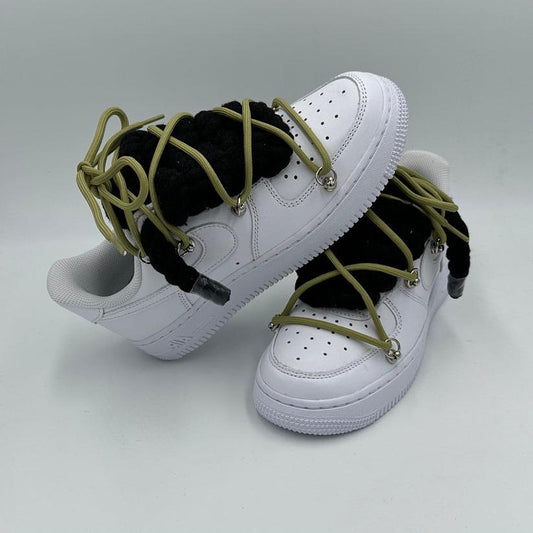 Nike Air Force 1 “Rope Laces Black” Triple Olive - EV8 SoCal