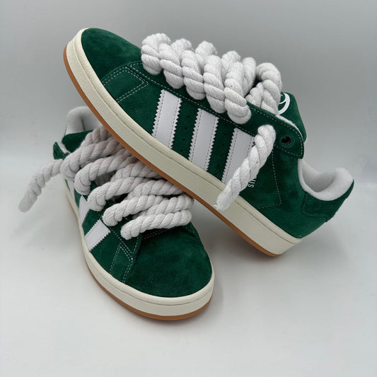 Adidas Campus 00s Green "Rope Laces" White - EV8 SoCal