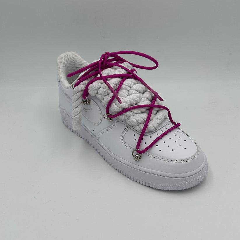 Nike Air Force 1 “Rope Laces White” Triple Purple - EV8 SoCal