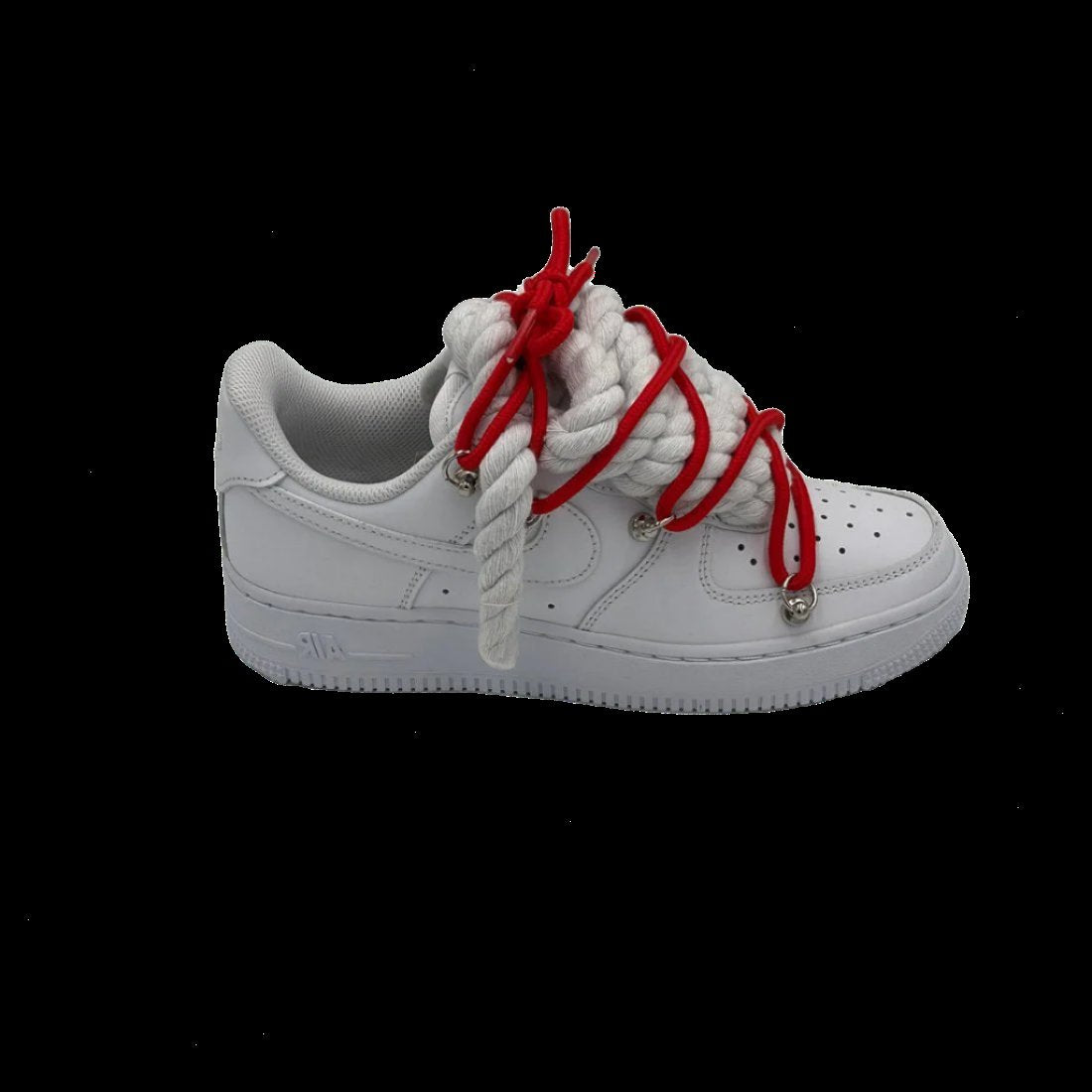 Nike Air Force 1 “Rope Laces White" Triple Red - EV8 SoCal