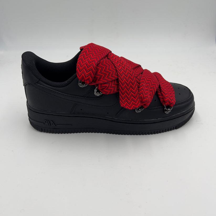 Nike Air Force 1 Black “Lanvin Style Red” - EV8 SoCal