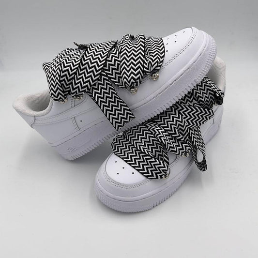 Nike Air Force 1 “Lanvin Style Black & White" - EV8 SoCal