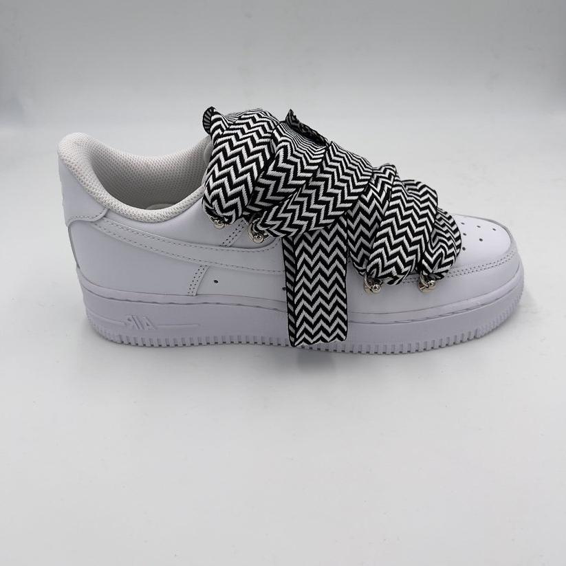 Nike Air Force 1 “Lanvin Style Black & White" - EV8 SoCal