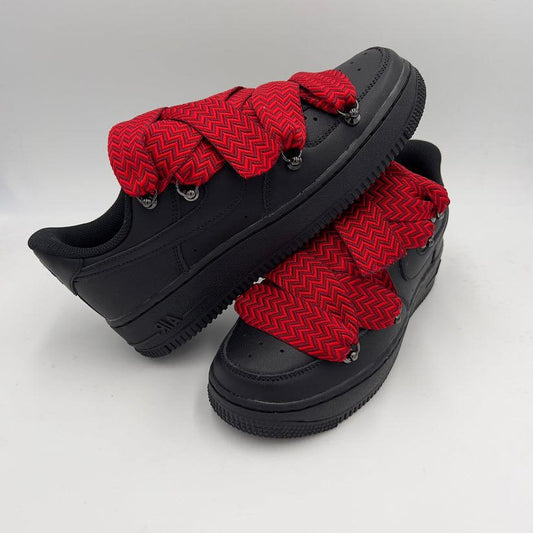 Nike Air Force 1 Black “Lanvin Style Red” - EV8 SoCal