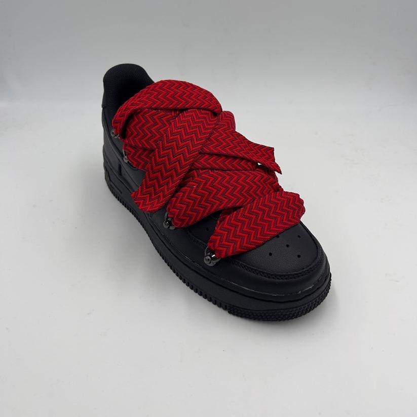 Nike Air Force 1 Black “Lanvin Style Red” - EV8 SoCal