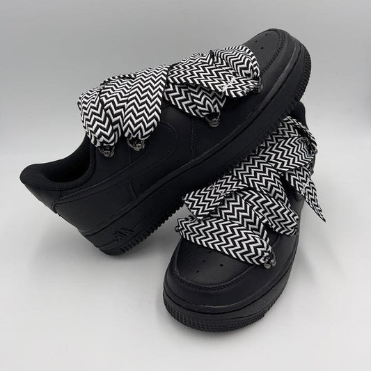 Nike Air Force 1 Black “Lanvin Style Black & White” - EV8 SoCal