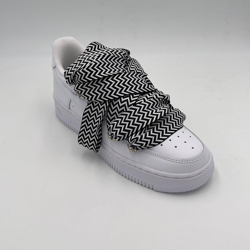Nike Air Force 1 “Lanvin Style Black & White" - EV8 SoCal