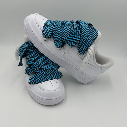Nike Air Force 1 “Rope Laces Lanvin” White Blue - EV8 SoCal