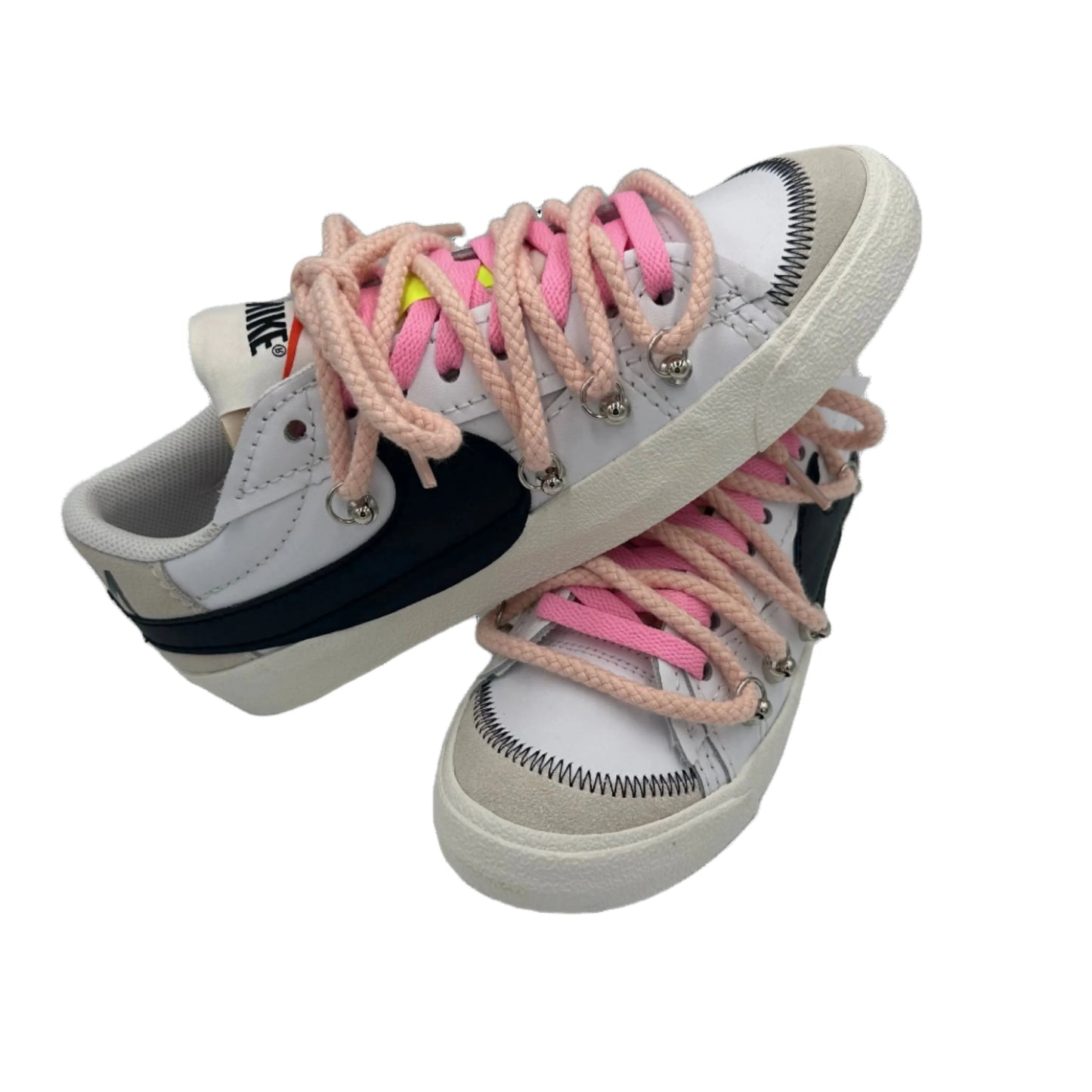 Nike Blazer Low '77 Jumbo White & Pink “Over Laces Rope Pink"