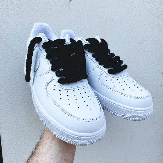 Nike Air Force 1 “Rope Laces Black” - EV8 SoCal