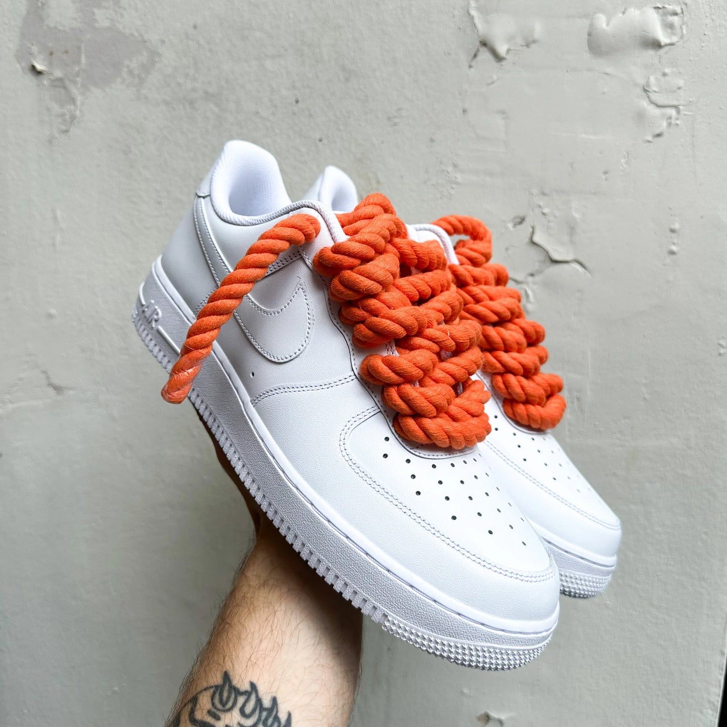 Nike Air Force 1 Rope Laces Orange EV8 SoCal