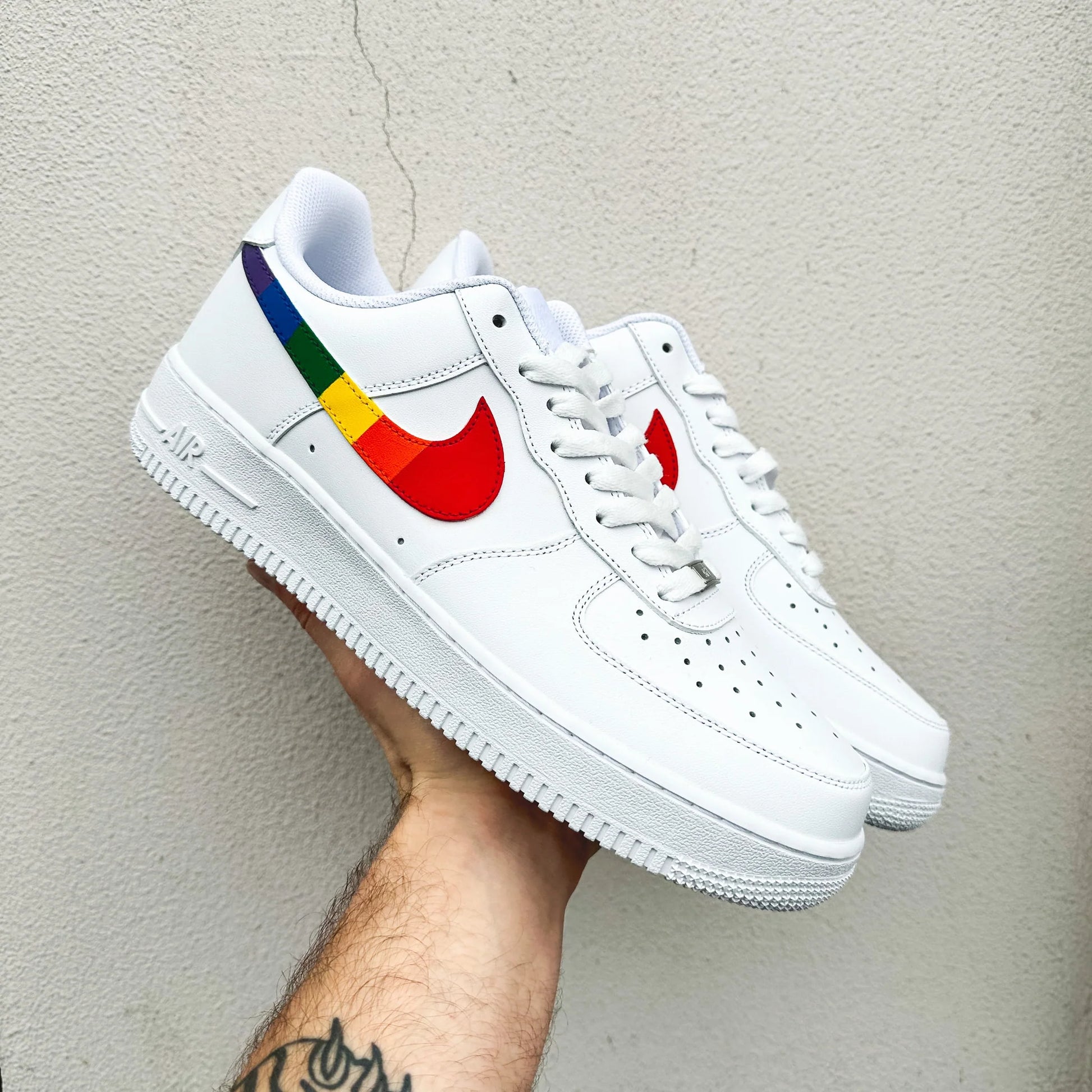 Nike Air Force 1 “Pride/Rainbow custom" - Ev8