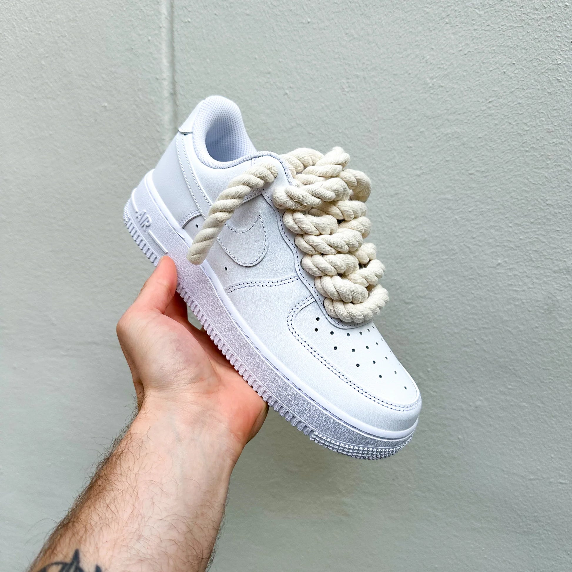 Nike Air Force 1 Rope Laces Cream EV8 SoCal