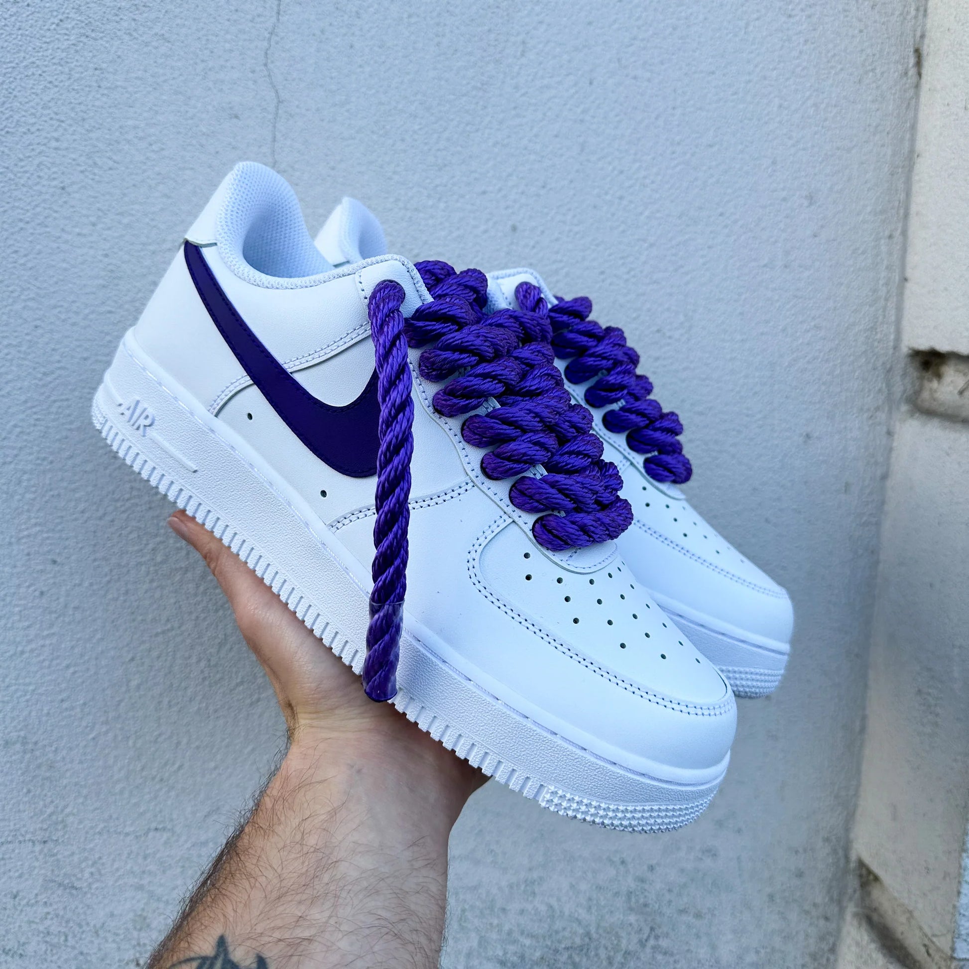 Nike Air Force 1 “Matching Rope & Swoosh" Purple - Ev8