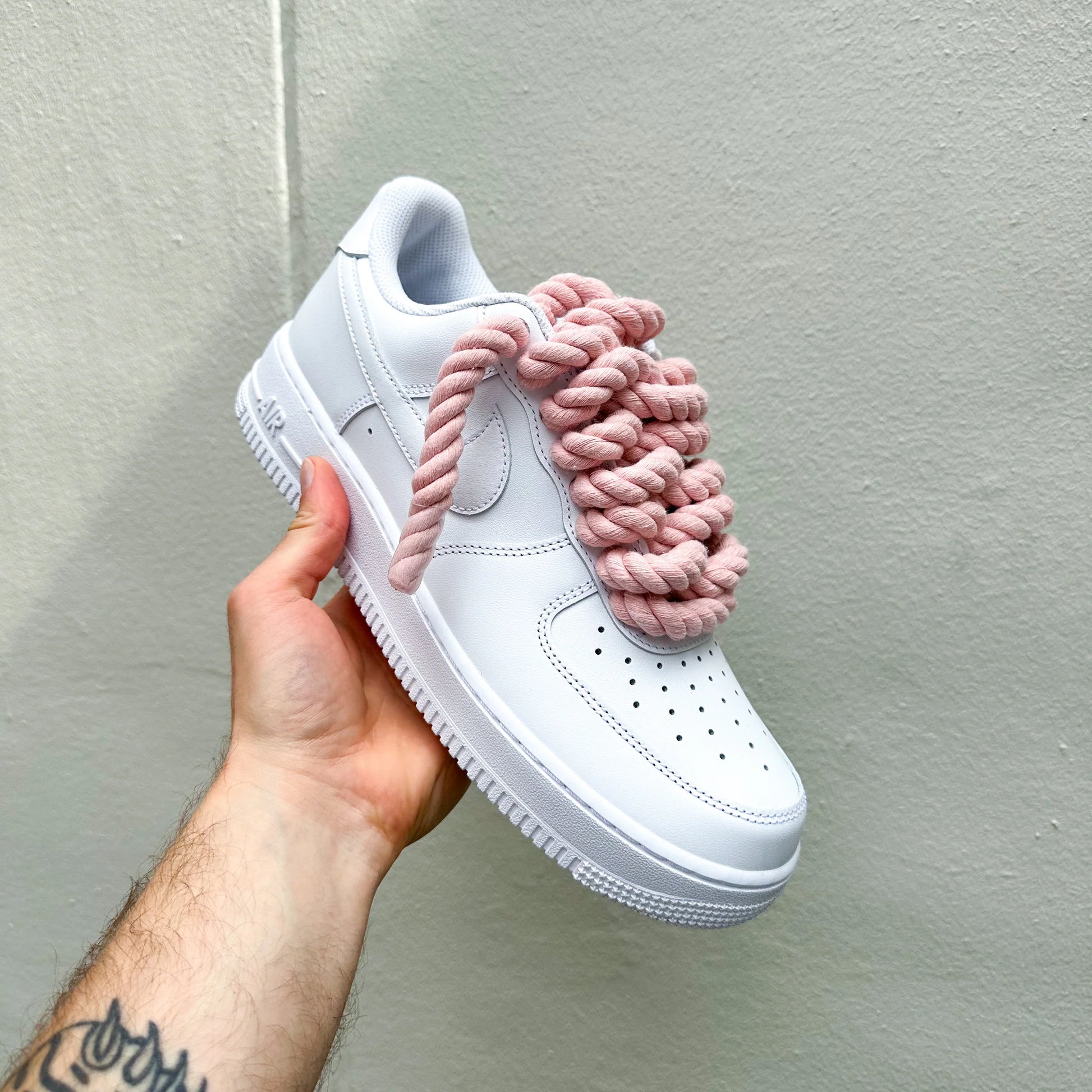 Nike Air Force 1 “Rope Laces Baby / Pastel Pink" - Ev8