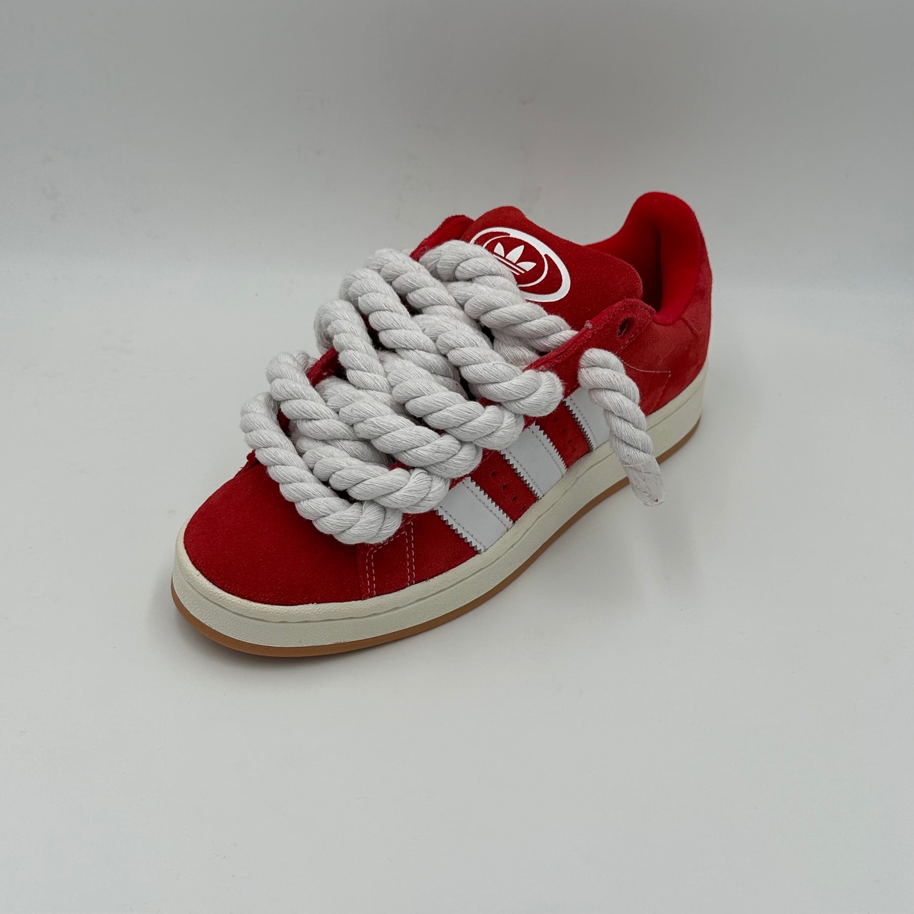 Adidas Campus 00s Red Rope Laces White EV8 SoCal