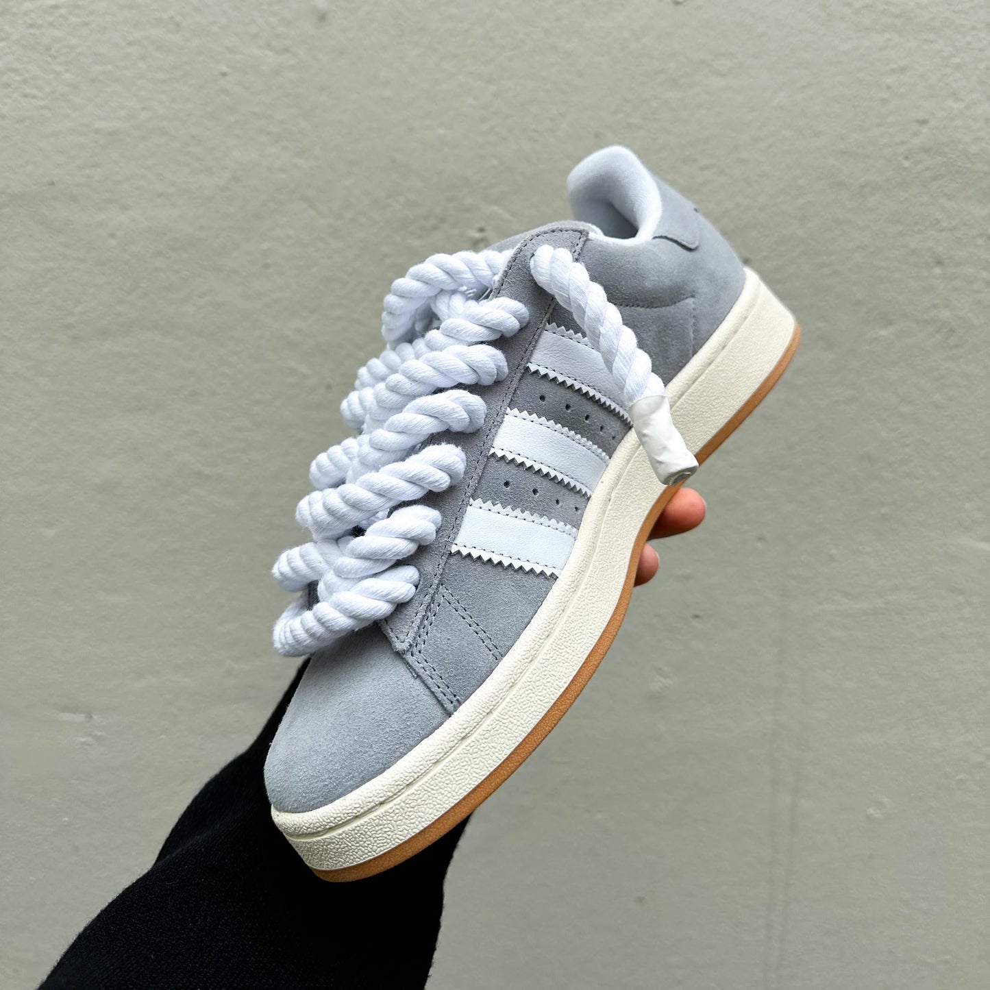 Adidas Campus 00s Grey "Rope Laces" White - EV8 SoCal