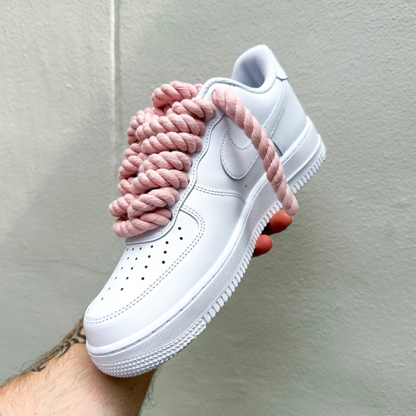 Nike Air Force 1 “Rope Laces Baby / Pastel Pink" - Ev8