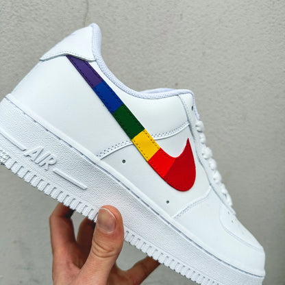 Nike Air Force 1 “Pride/Rainbow custom" - Ev8