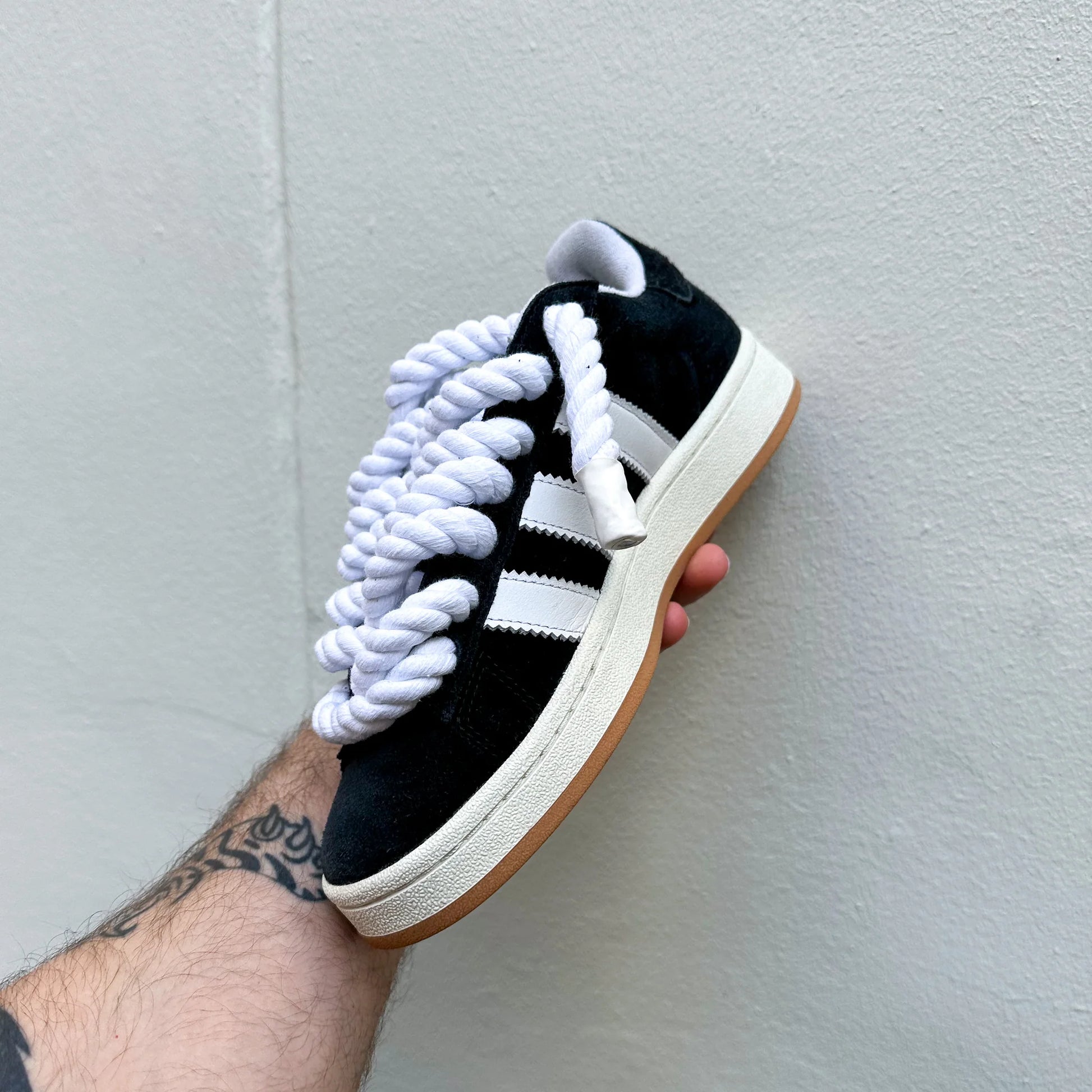 Adidas Campus 00s Black "Rope Laces" White - EV8 SoCal