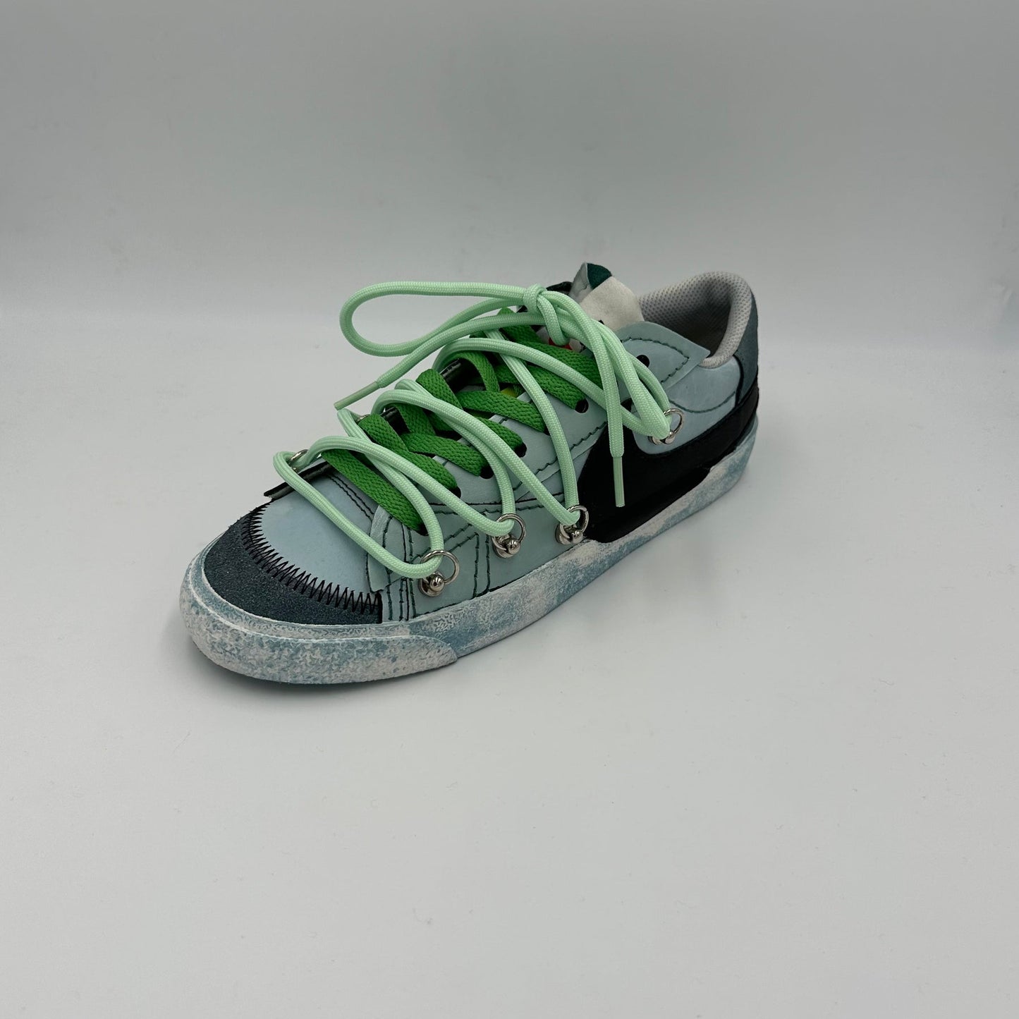Nike Blazer Low '77 Jumbo Blue “Over Laces Water Green” - EV8 SoCal