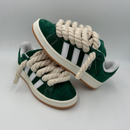 Adidas Campus 00s Green "Rope Laces" Cream - EV8 SoCal