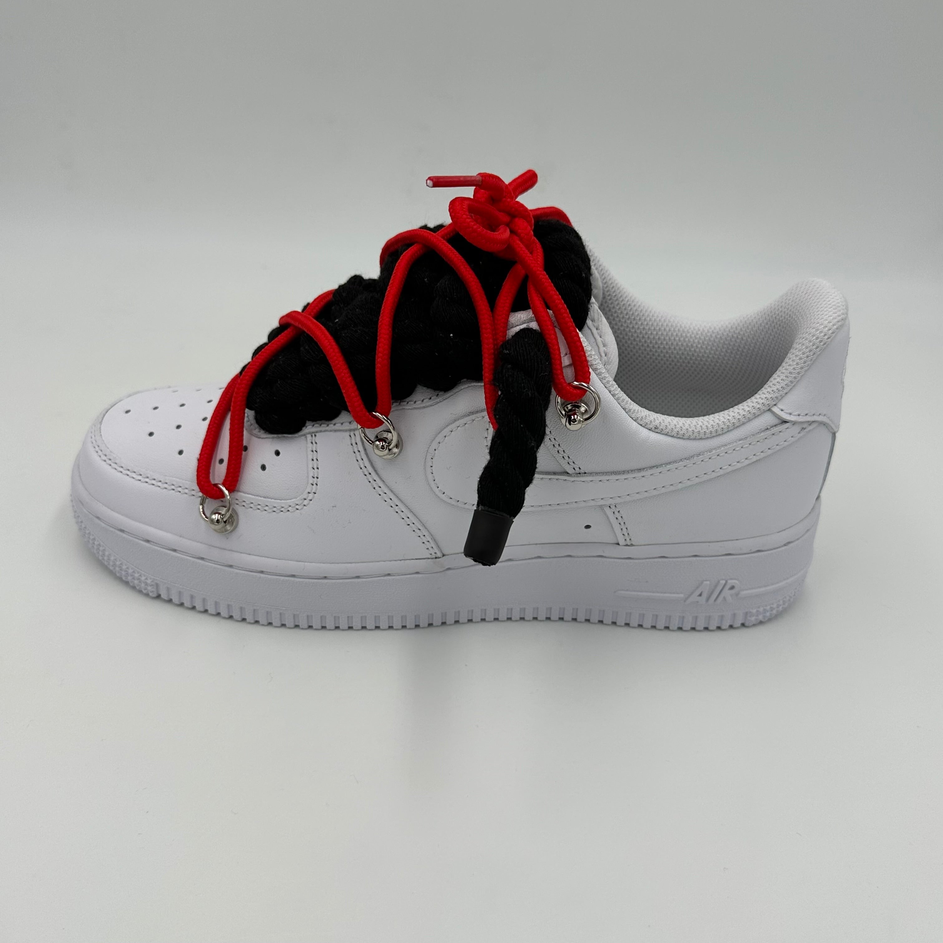 Nike Air Force 1 “Rope Laces Black” Triple Red – EV8 SoCal
